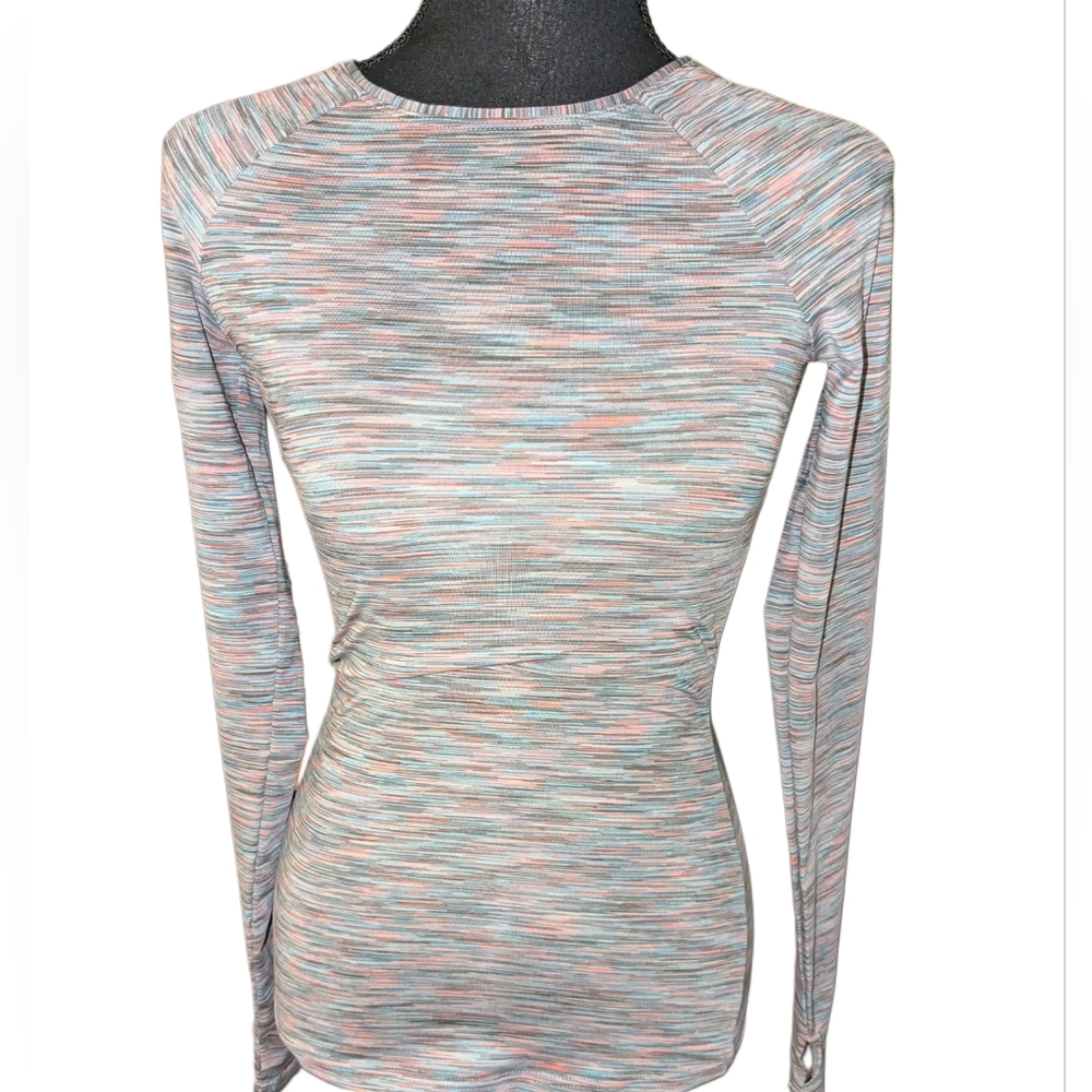 Sweaty Betty Space Dye Long Sleece Running Top, Xs